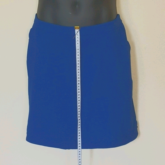 Banana Republic Royal Blue Scallop Skirt Sz 14 NEW - Picture 3 of 5